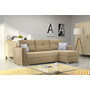 Rozkládací rohová sedací souprava 102 AIDEN Pravá Tmavě béžová