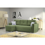 Rozkládací rohová sedací souprava 102 AIDEN Levá Zelená