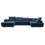 Rohová rozkládací sedací souprava RIGATTO II PRO 2 Pravá Námořnická modrá
