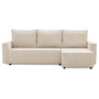 Rohová rozkládací sedací souprava LUCCA model 2 Béžová - galerie #1