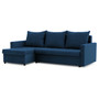 Rohová rozkládací sedací souprava VERONA model 2 Námořnická modrá - galerie #2
