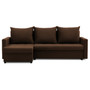 Rohová rozkládací sedací souprava VERONA model 2 Hnědá - galerie #3