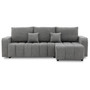 Rohová rozkládací sedací souprava Modena II Šedá - galerie #1