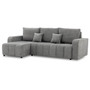 Rohová rozkládací sedací souprava Modena II Šedá - galerie #3