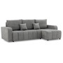 Rohová rozkládací sedací souprava Modena II Šedá - galerie #2