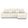 Rohová rozkládací sedací souprava Modena II Krémová - galerie #1