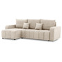 Rohová rozkládací sedací souprava Modena II Béžová - galerie #3