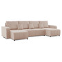 Rohová rozkládací sedací souprava U Modena I Béžová - galerie #1