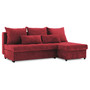 Rohová rozkládací sedací souprava VENEZIA model 2 Červená - galerie #2