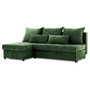 Rohová rozkládací sedací souprava VENEZIA model 2 Zelená - galerie #2