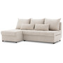 Rohová rozkládací sedací souprava VENEZIA I MODEL 2 Béžová - galerie #3