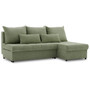 Rohová rozkládací sedací souprava VENEZIA I MODEL 2 Olivová - galerie #2