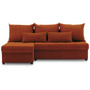 Rohová rozkládací sedací souprava VENEZIA I Měděná - galerie #1