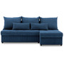 Rohová rozkládací sedací souprava VENEZIA I Námořnická modrá