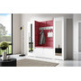 Předsíňová stěna AMI 31 Se zrcadlem Bílá Červená