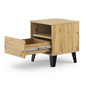 Noční stolek Scandi 1S - dub artisan - galerie #2