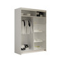 Velká šatní skříň MIAMI I bílá šířka 120 cm - galerie #1