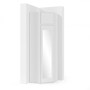 Rohová skříň s nástavbou AMI II Bílá Bez zrcadla - galerie #6