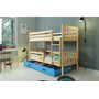 Dětská patrová postel CARINO 190x80 cm Modrá Borovice - galerie #4