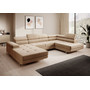 Rohová rozkládací sedací souprava U 273 SID Pravá Béžová I