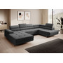 Rohová rozkládací sedací souprava U 273 SID Pravá Tmavě šedá I