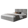 Čalouněná postel PORTO rozměr 140x200 cm Světle šedá - galerie #3