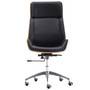 Kancelářská židle Aron - černá/ořech - galerie #4