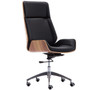 Kancelářská židle Aron - černá/ořech - galerie #1