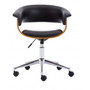 Kancelářská židle Coral - černá/ořech - galerie #3