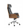Kancelářská židle Frodo - černá/ořech - galerie #3