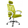 Kancelářská židle Scorpio - bílá/zelená - galerie #2