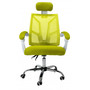 Kancelářská židle Scorpio - bílá/zelená - galerie #1