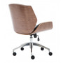 Kancelářská židle Ron - černá/ořech - galerie #2