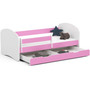 Dětská postel SMILE 180x90 cm - růžová - galerie #1