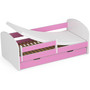 Dětská postel SMILE 180x90 cm - růžová - galerie #2