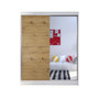 Šatní skříň CAMINO I šířka 150 cm - bílá/dub artisan - galerie #2