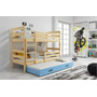 Dětská patrová postel ERYK s výsuvným lůžkem 80x190 cm - borovice Modrá - galerie #4