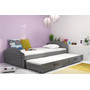Dětská postel LILI s výsuvným lůžkem 90x200 cm - grafit Modrá - galerie #2