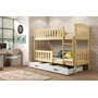 Dětská patrová postel KUBUS s úložným prostorem 90x200 cm - borovice Ružové - galerie #4
