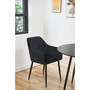 Set 2 ks jídelních židlí SJ.040, černá - galerie #2