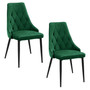 Set 2 ks jídelních židlí SJ.054, zelená - galerie #1