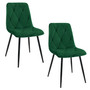 Set 2 ks jídelních židlí SJ.3, zelená - galerie #1