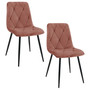 Set 2 ks jídelních židlí SJ.3, růžová