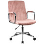 Otočná židle FD-24, růžová - galerie #1