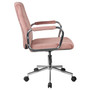 Otočná židle FD-24, růžová - galerie #3