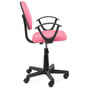 Otočná židle FD-3, růžová - galerie #2