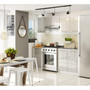 Kuchyňská skříňka OLIVIA S60 2D - bílá/šedý lesk - galerie #4