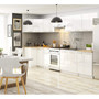 Kuchyňská skříňka OLIVIA S80 3SZ - bílá/bílý lesk - galerie #4