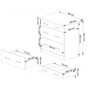 Kuchyňská skříňka OLIVIA S80 3SZ - bílá/bílý lesk - galerie #5