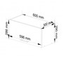 Kuchyňská skříňka OLIVIA W60OK - bílá/šedý lesk - galerie #4